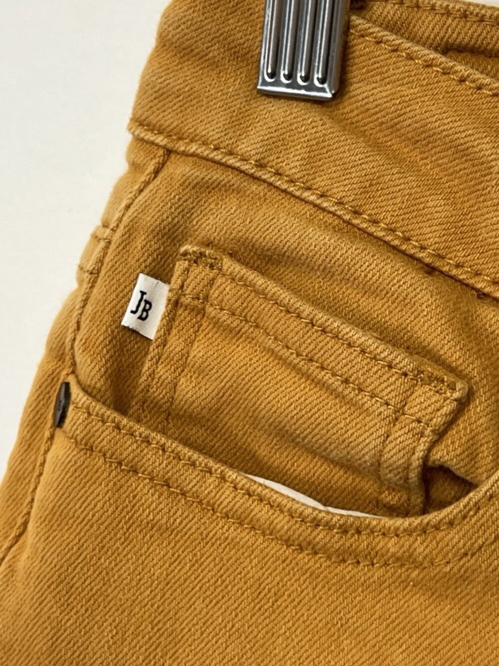 Judy Blue High Rise Cropped Jeans Size 28 Gold Yellow Button Fly - Picture 7 of 8